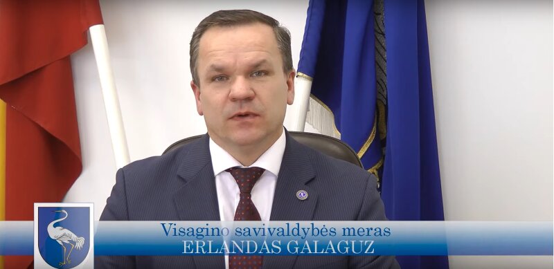 Meras Erlandas Galaguz atsako į visaginiečių klausimus