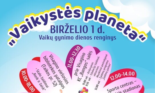 Vaikų gynimo dienos renginys „Vaikystės planeta“