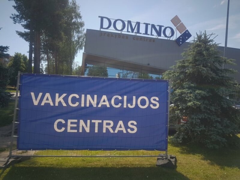 Pasiskiepykite – vakcinavimas be registracijos visą dieną „Domino“ II aukšte