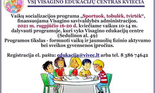 VšĮ Visagino edukacijų centras kviečia