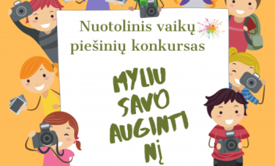 Skelbiamas vaikų piešinių konkursas „Myliu savo augintinį“