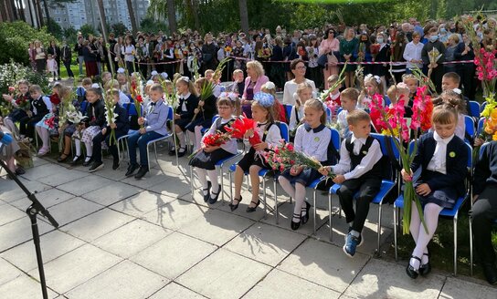 Visagino mokyklų mokiniai pasitiko rugsėjo 1-ąją