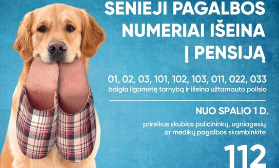 Dėl senųjų pagalbos tarnybų telefono numerių išjungimo (atnaujinta)