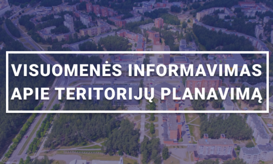 Visuomenės informavimas apie teritorijų planavimą