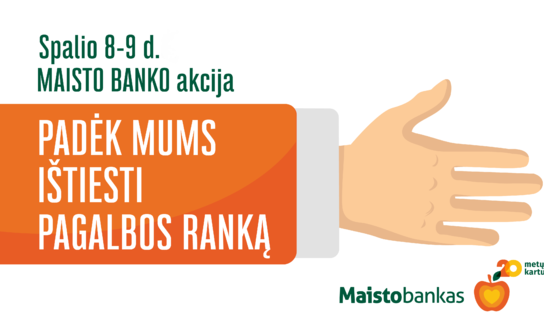 Ištiesti pagalbos ranką vėl kvies „Maisto banko“ 