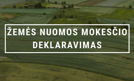 Dėl nuomos mokesčio už valstybinę žemę