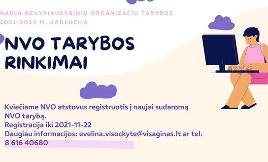 Visagino savivaldybės administracija organizuoja Nevyriausybinių organizacijų tarybos narių...