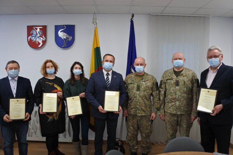 Įvyko susitikimas su Lietuvos Kariuomenės Sausumos pajėgų vadovybe