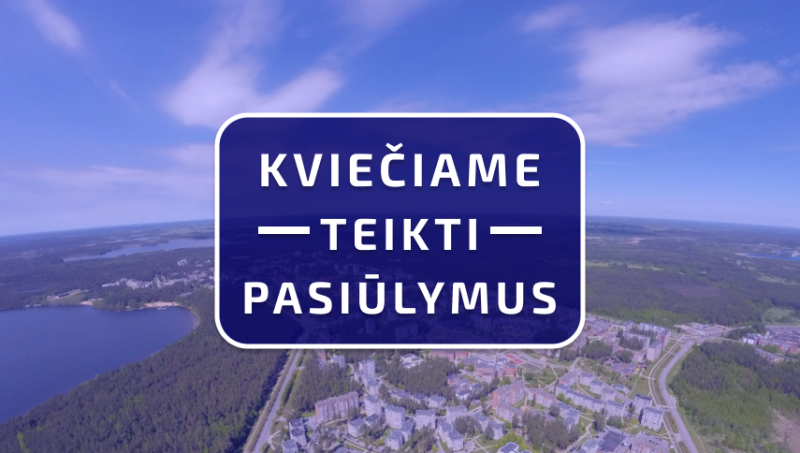 Kviečiame teikti pasiūlymus dėl užimtumo programos!