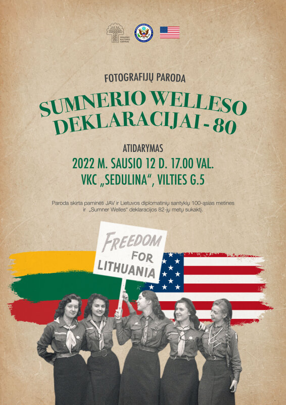  Visagine kelionę po Lietuvą tęsia paroda pristatanti JAV ir Lietuvos draugystės simbolį – Sumner...