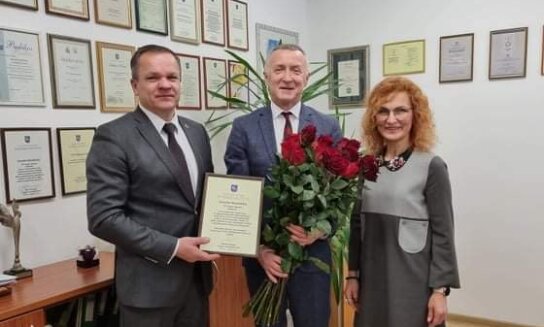 Meras pasveikino VšĮ Visagino ligoninės direktorių! 