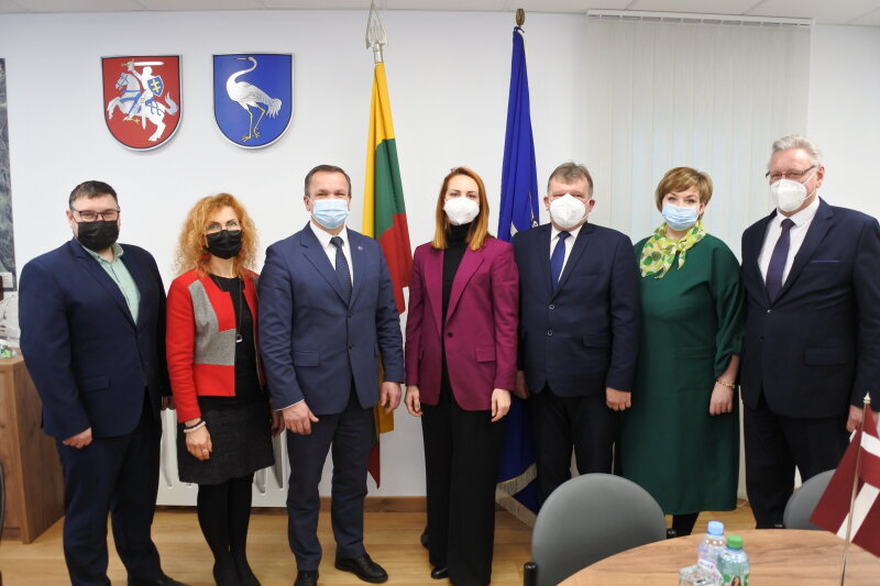 Visagino savivaldybėje lankėsi delegacija iš Kraslavos (Latvija)