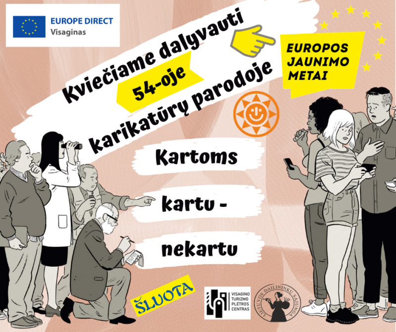 Ruoškimės balandžio 1 -ajai: Kviečiame piešti karikatūras apie jaunimo gyvenimą