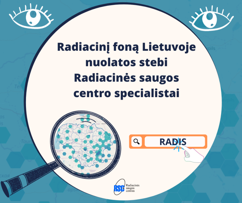 Radiacinį foną Lietuvoje nuolatos stebi Radiacinės saugos centro specialistai