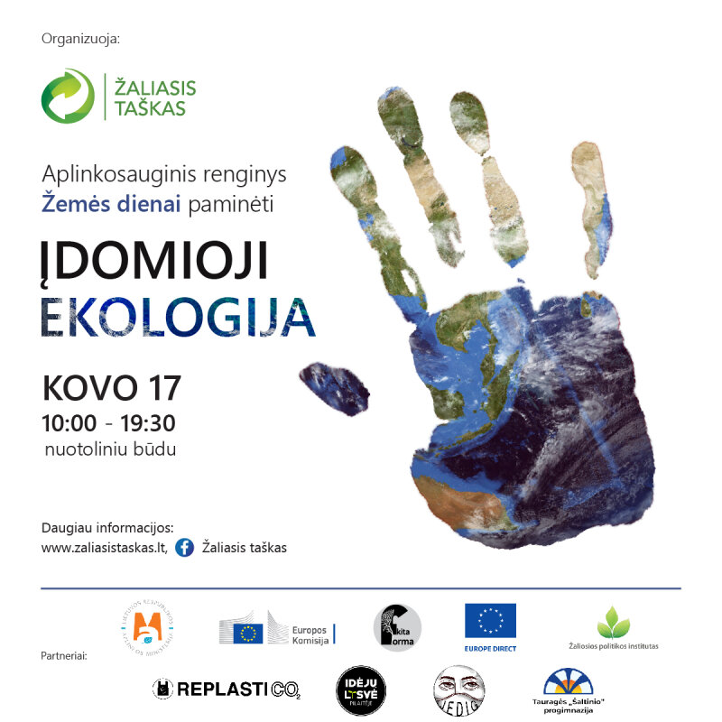 Kviečiame į renginį „Įdomioji ekologija“