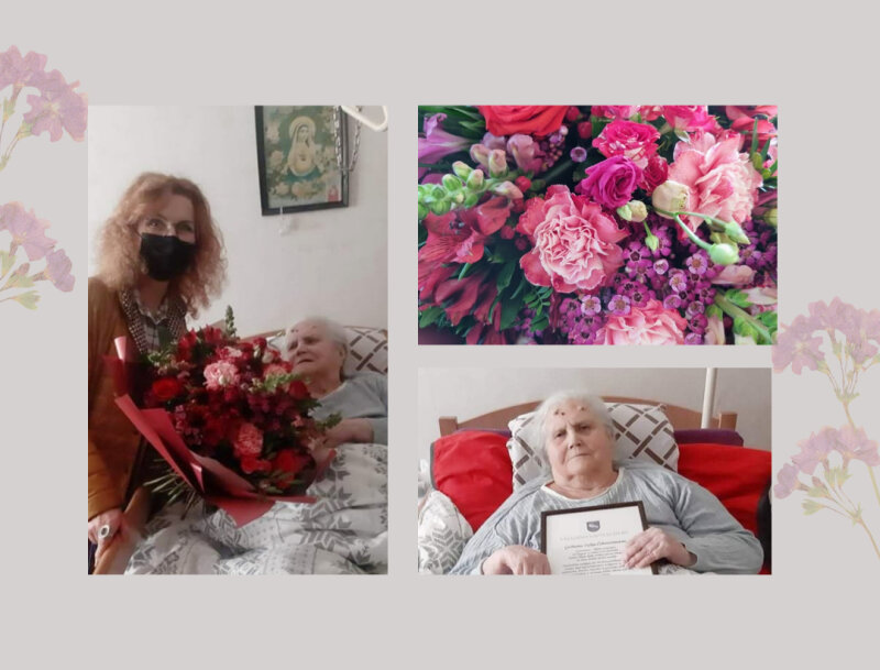 90-mečio proga pasveikinta Visagine gyvenanti moteris!