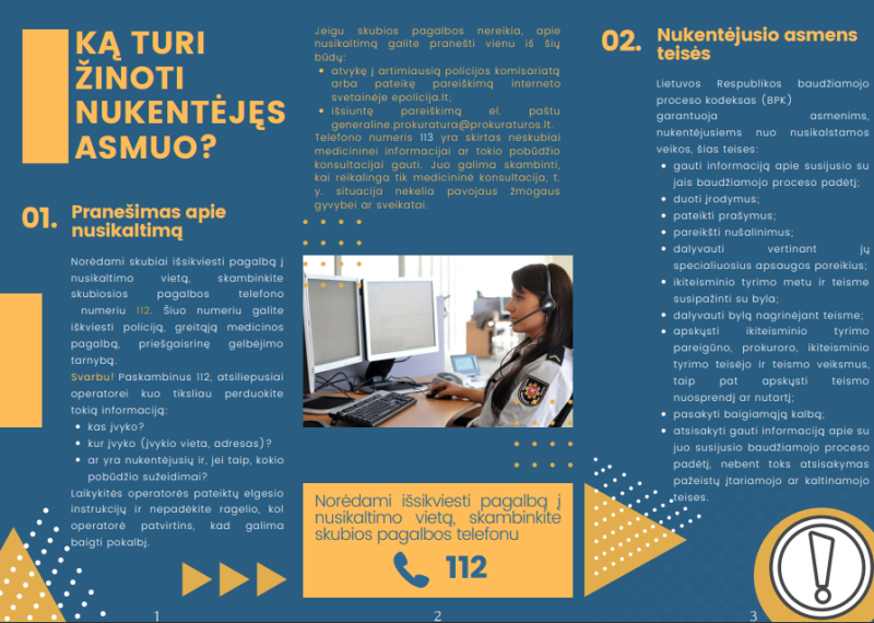 Elektroninis informacinis leidinys nukentėjusiems asmenims 