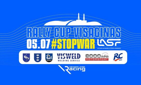 Gegužės 7 d. Visagino mieste ir apylinkėse – „Rally CUP Visaginas“! 