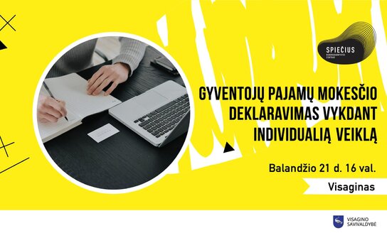 Gyventojų pajamų mokesčio deklaravimas vykdant individualią veiklą