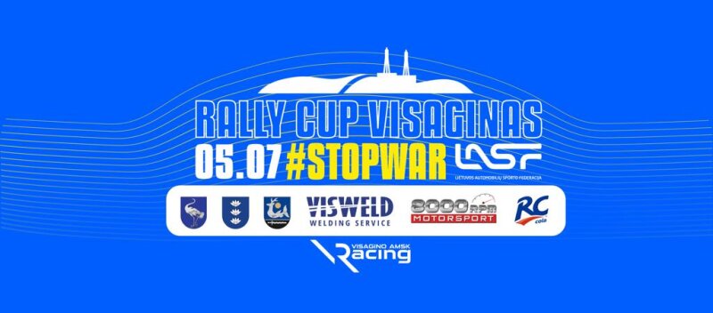 Gegužės 7 d. Visagino mieste ir apylinkėse – „Rally CUP Visaginas“! 