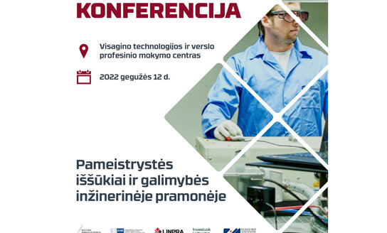 Konferencija: Pameistrystės iššūkiai ir galimybės inžinerinėje pramonėje