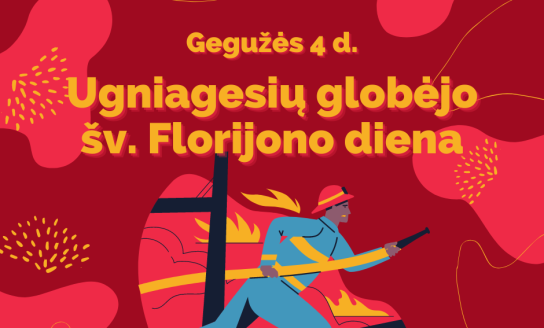 Gegužės 4-oji – Šv. Florijono, ugniagesių ir gelbėtojų sergėtojo diena! 