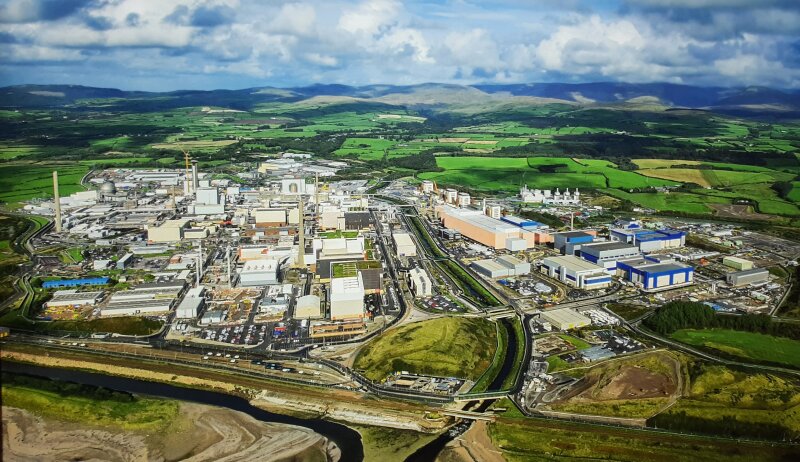 Meras lankėsi Sellafieldo (Jungtinė Karalystė) atominės pramonės komplekse