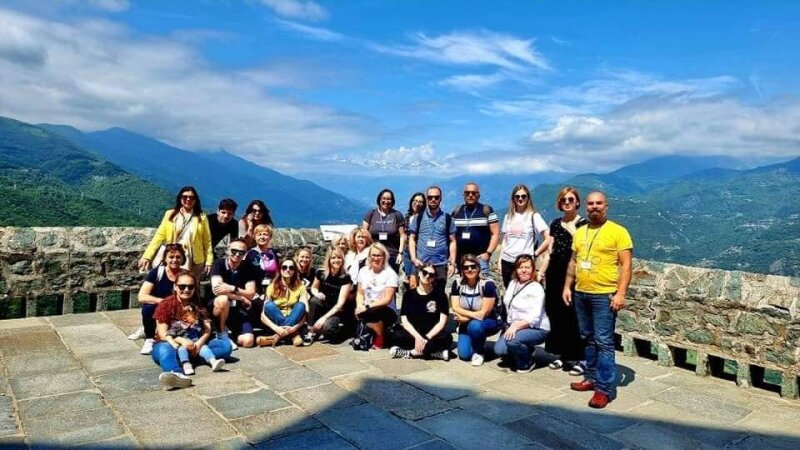 Tarptautinio projekto „Etno bangos“ dalyvių vizitas Italijoje
