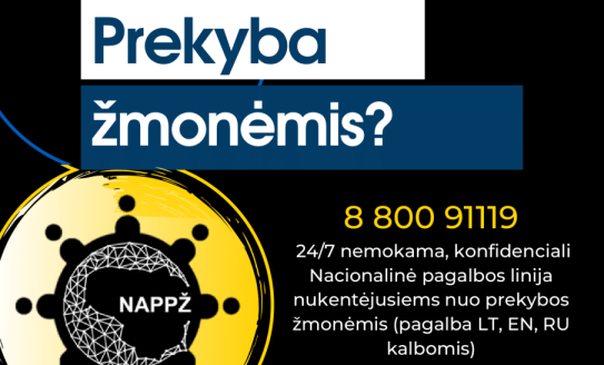 Pagalba prekybos žmonėmis nusikaltimų aukoms