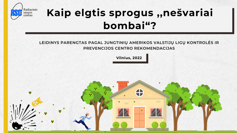 Kaip elgtis sprogus „nešvariai bombai"?