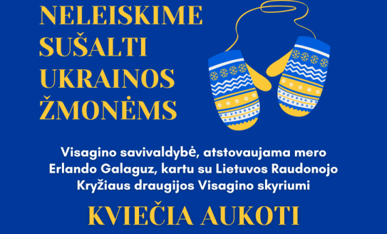 Neleiskime sušalti Ukrainos žmonėms