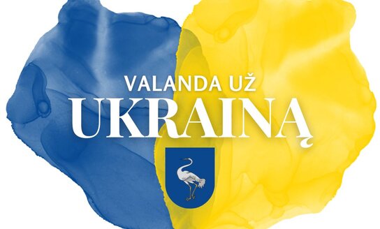 Visagino savivaldybė prisijungia prie solidarumo iniciatyvos „Valanda už Ukrainą“