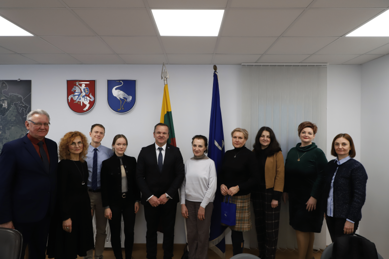 Su studijų vizitu Moldovos Respublikos delegacija aplankė Visagino savivaldybę