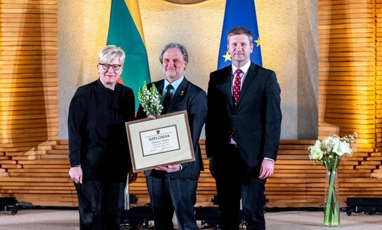 Visagino KC vadovas apdovanotas Vyriausybės kultūros ir meno premija!