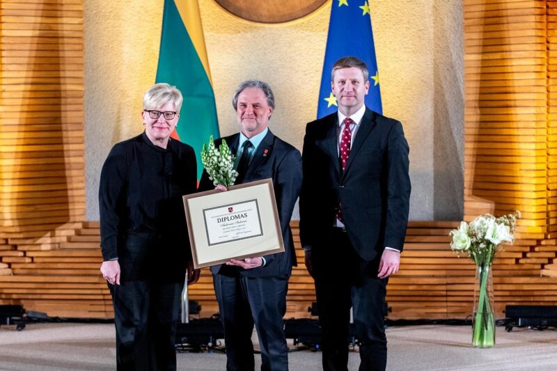 Visagino KC vadovas apdovanotas Vyriausybės kultūros ir meno premija!