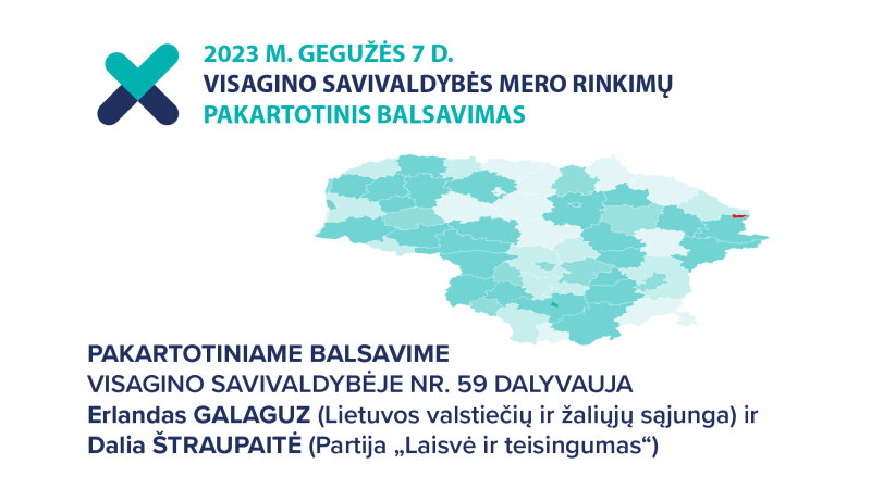 Pakartotinis balsavimas Visagino savivaldybėje vyks gegužės 7 dieną