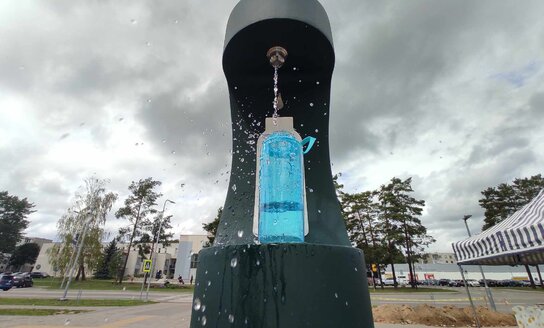 Visagino mieste įrengti 4 geriamojo vandens gėrimo fontanėlius 