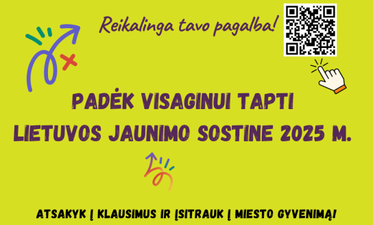 Padėk Visaginui tapti - Lietuvos jaunimo sostine 2025 m.!