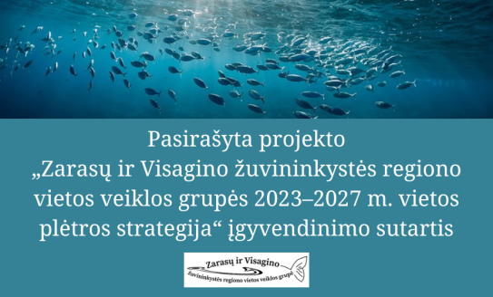 Pasirašyta žuvininkystės strategijos įgyvendinimo sutartis