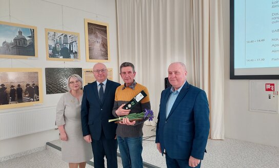UAB „Visagino būstas“ darbuotojui buvo įteiktas Lietuvos komunalininko garbės ženklas