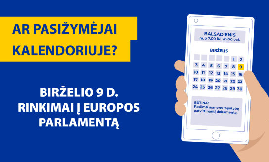 Svarbiausia informacija apie rinkimus į Europos Parlamentą – VRK išleistuose leidiniuose