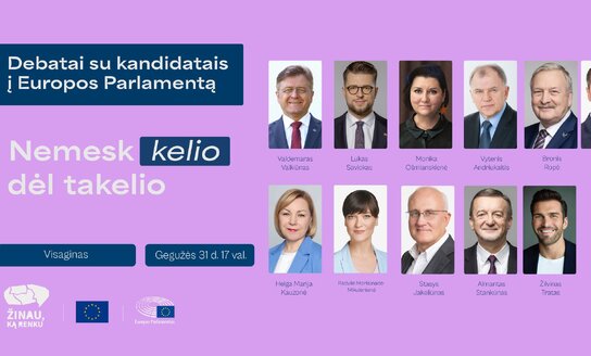 Kandidatų į Europos Parlamentą debatai Visagine