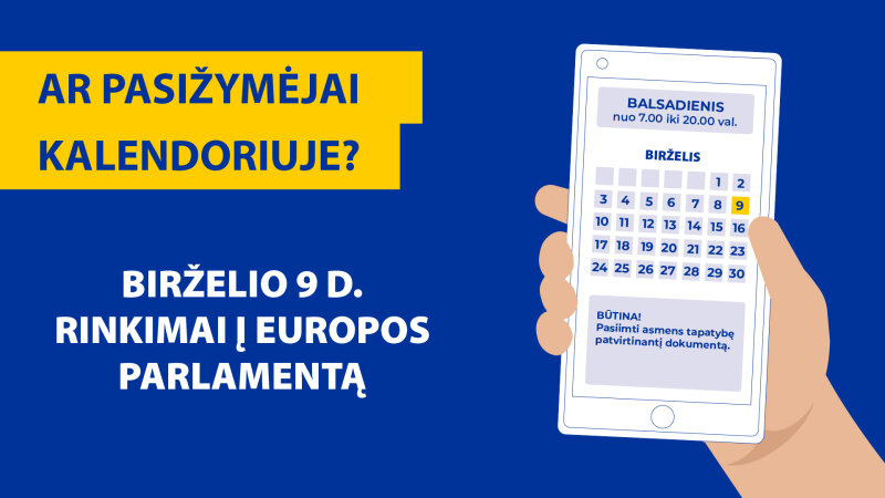 Svarbiausia informacija apie rinkimus į Europos Parlamentą – VRK išleistuose leidiniuose