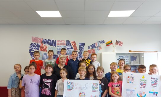 Pamoka Amerikietiškoje erdvėje
