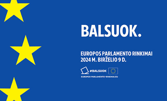 Kada ir kur balsuoti rinkimuose į Europos Parlamentą   