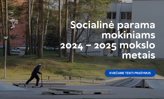 Socialinė parama mokiniams 2024 – 2025 mokslo metais