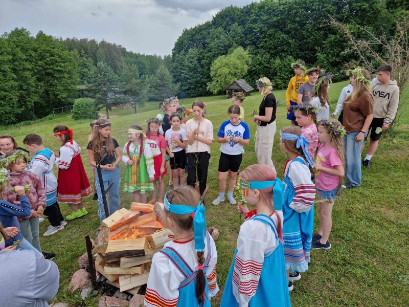  „Gerosios vilties“ progimnazijos mokiniai dalyvavo vasaros poilsio stovykloje „Etno mozaika“