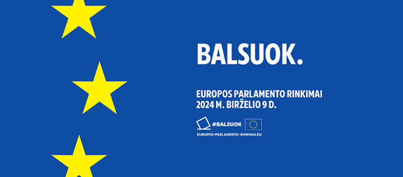 Kada ir kur balsuoti rinkimuose į Europos Parlamentą   
