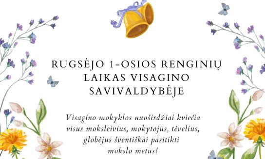 Mokslo metų pradžios šventės Visagino savivaldybėje