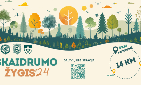 Kvietimas dalyvauti renginyje „Skaidrumo žygis 2024“